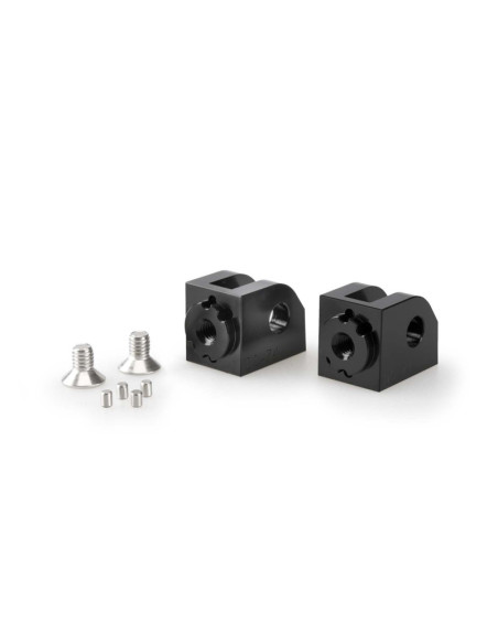 ADAPTADORES DE REPOSAPIES AJUSTABLES PUIG YAMAHA TRACER 9 GT 2025 NEGRO | Puig