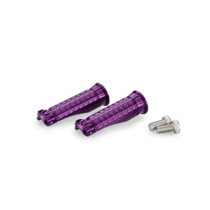 Puig Poggiapiedi Modello R-Fighter Colore Viola - Dimensioni: 74.5X26 Mm. Peso: 90 Gr