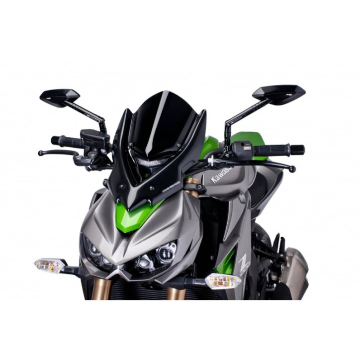 PUIG ECRAN NEW N.G. TOURING POUR KAWASAKI Z1000R 17-20 NOIR