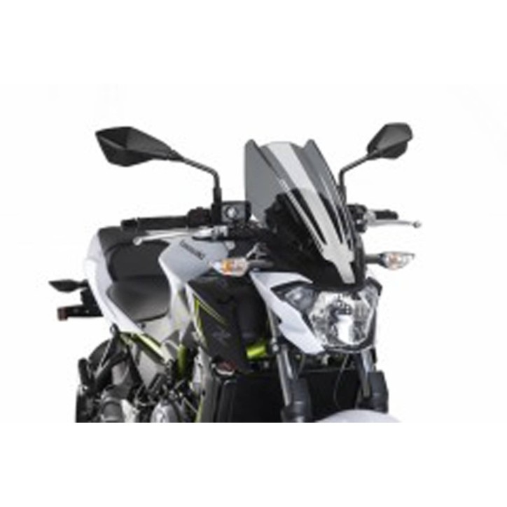 PUIG PARE - BRISE NAKED N.G. TOURING POUR KAWASAKI Z650 17-19 FUMEE FONCE