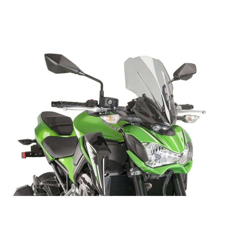 PUIG CUPOLINO NAKED NEW GENERATION TOURING KAWASAKI Z900 17-19 FUME CHIARO