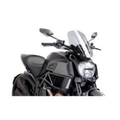 PUIG CUPULA NAKED N.G. TOURING AJUSTABLE DUCATI DIAVEL 14-18 AHUMADO