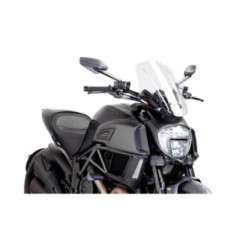 PUIG CUPOLINO NAKED NEW GENERATION TOURING REGOLABILE DUCATI DIAVEL 14'-18' TRASPARENTE