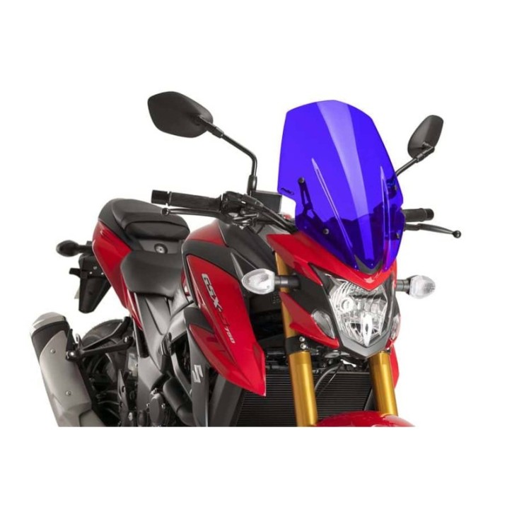 PUIG CUPULA NAKED N.G. TOURING PARA SUZUKI GSX-S750 17-21 AZUL