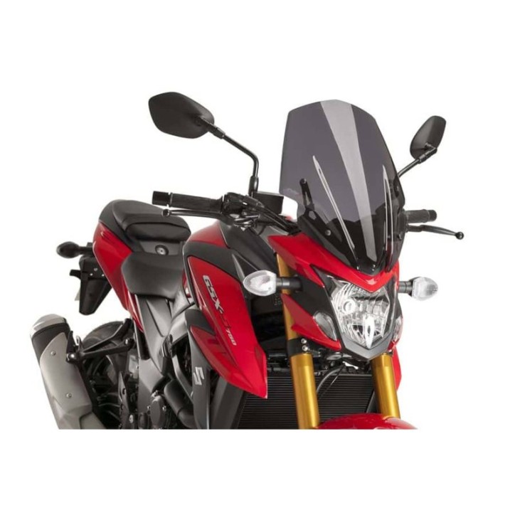 PUIG PARE - BRISE NAKED N.G. TOURING POUR SUZUKI GSX-S750 17-21 FUMEE FONCE