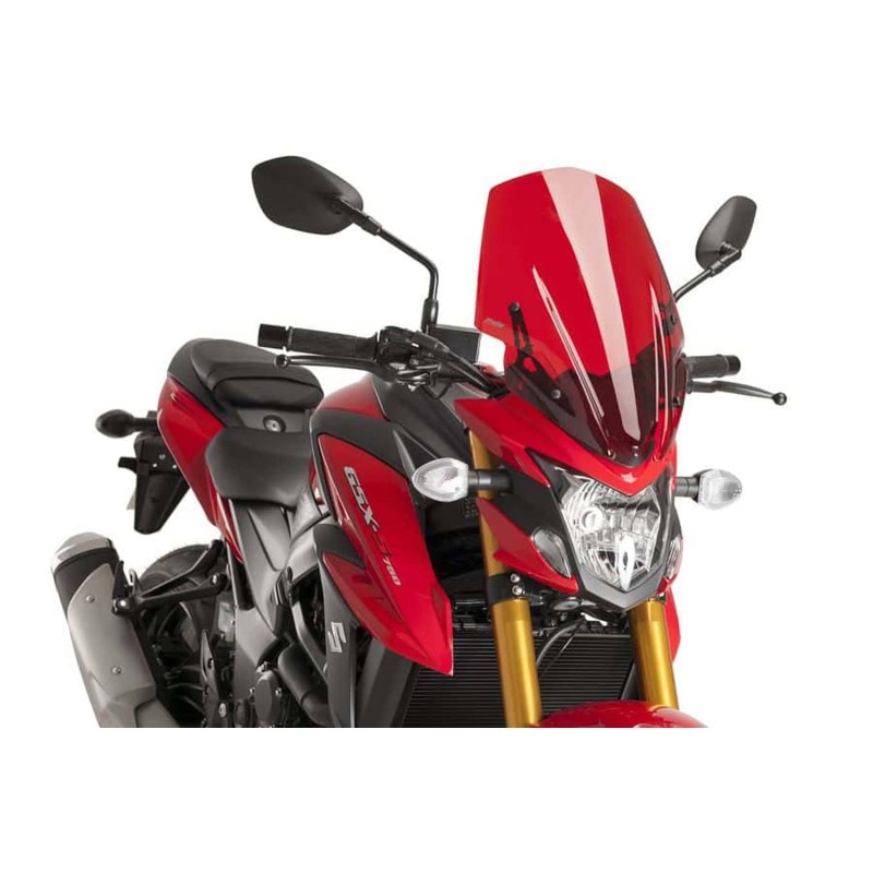 PUIG CUPULA NAKED N.G. TOURING SUZUKI GSX-S750 17-21 ROJO