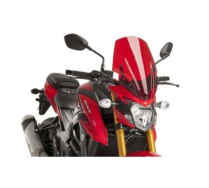 PUIG CUPOLINO NAKED NEW GENERATION TOURING PER SUZUKI GSX-S750 17'-21' ROSSO