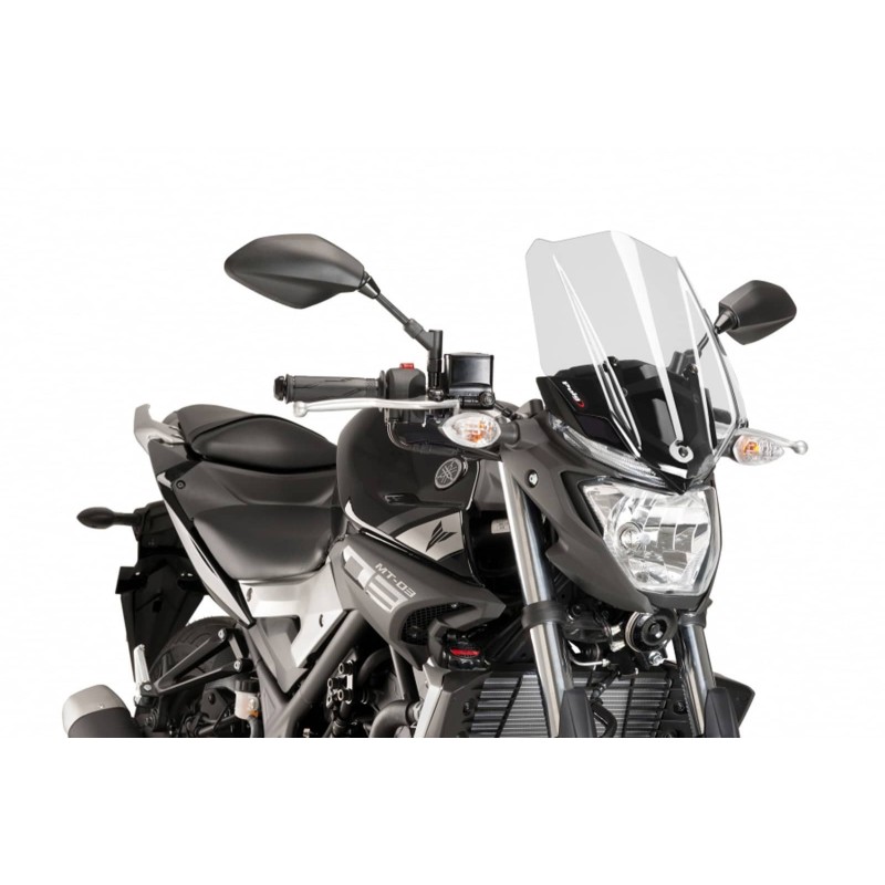 PUIG CUPOLINO NAKED NEW GENERATION TOURING YAMAHA MT-03 16'-19' TRASPARENTE