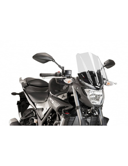 puig naked ng touring screen for yamaha mt 03 16 19 transparent