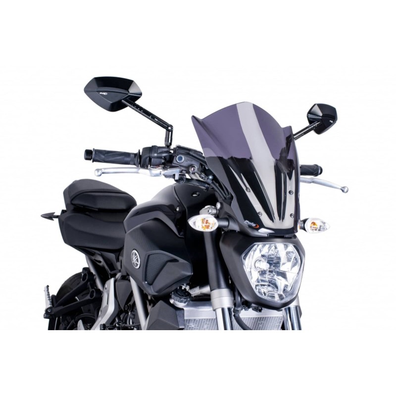 PUIG CUPULA NAKED N.G. TOURING YAMAHA MT-07 14-17 AHUMADO OSCURO