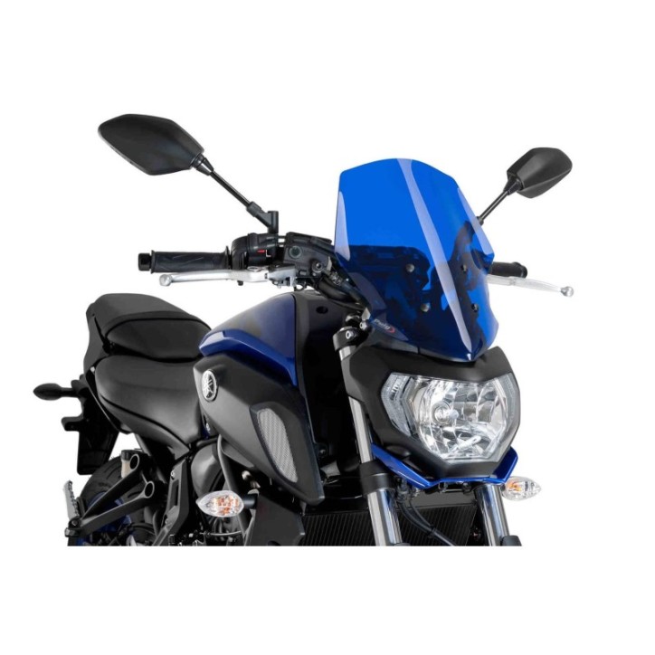 PUIG CUPOLINO NAKED N.G. TOURING PER YAMAHA MT-07 18-20 BLU