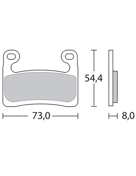 Plaquettes de frein Brembo Z04 compatibles avec la BMW R1250 GS Adventure 2021