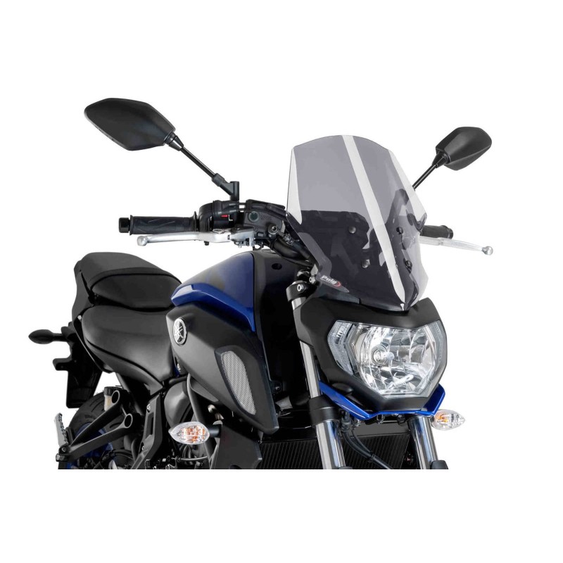 PUIG CUPOLINO NAKED NEW GENERATION TOURING PER YAMAHA MT-07 18-20' FUME CHIARO