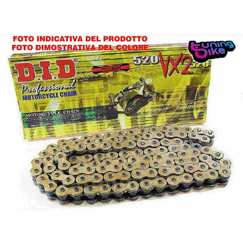 Cadena 530vx +2 eslabones para Honda VFR VTEC 800 06-10 g/b 114 eslabones