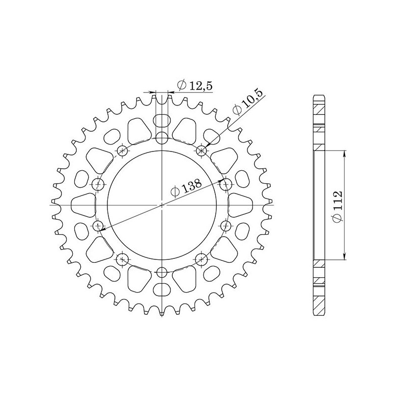 sgr corona s ac p520-d38 for honda x-adv 750 18-20