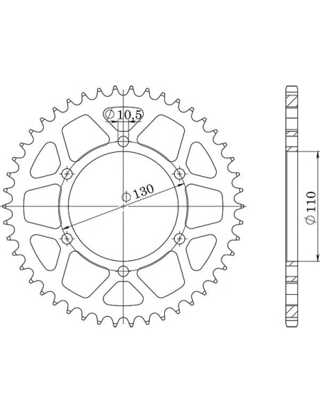 sgr corona s ac p520-d42 per kawasaki er-5 500 01-05