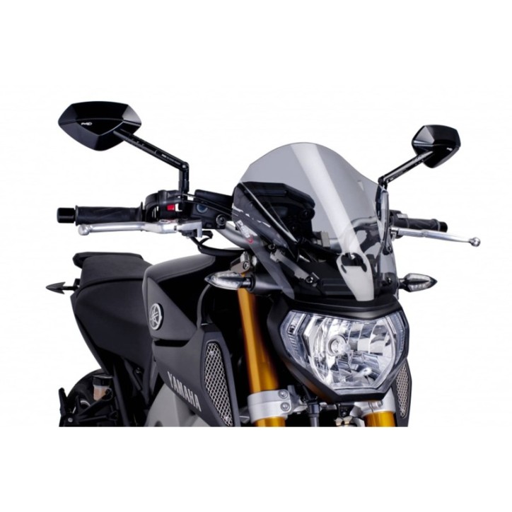 PUIG CUPOLINO NAKED N.G. TOURING PER YAMAHA MT-09 13-16 FUME CHIARO