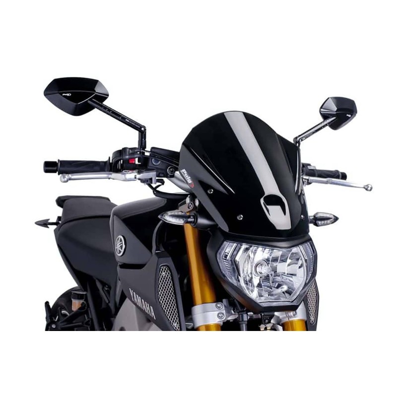 PUIG PARE - BRISE NAKED N.G. TOURING YAMAHA MT-09 13-16 NOIR