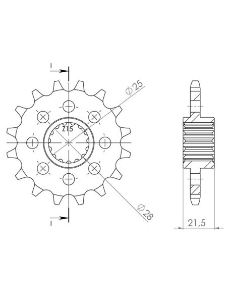 Pinon SGR S AC P525-D17 BMW S XR 1000 2023