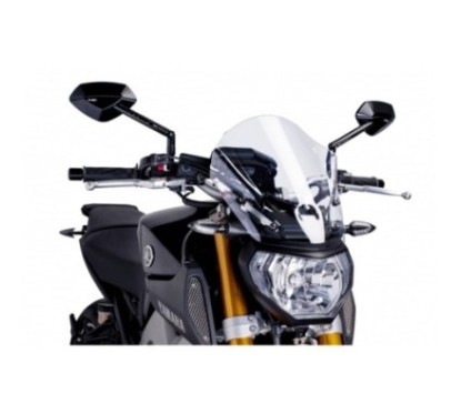 PUIG PARE - BRISE NAKED N.G. TOURING YAMAHA MT-09 13-16 TRANSPARENT