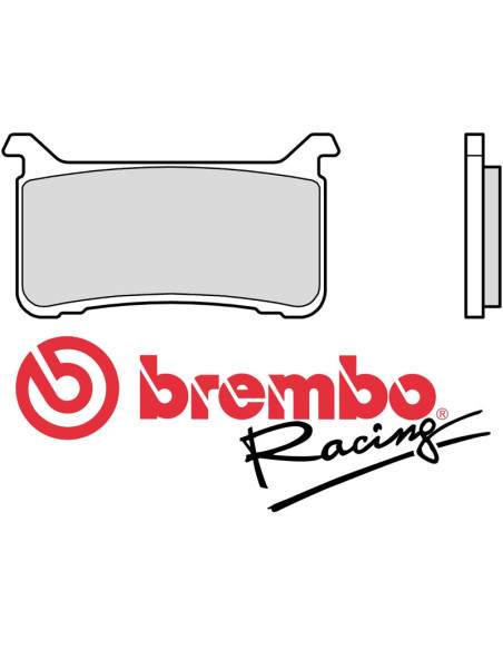 Pastillas de freno Brembo Z04 compatibles con Honda VFR800 F 17-20