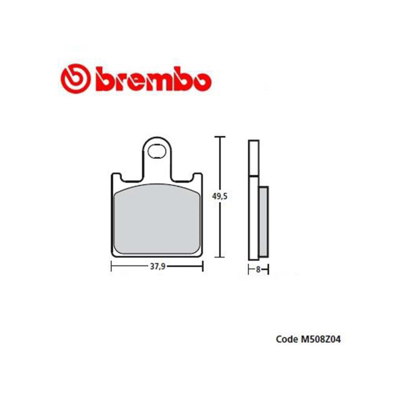 Brembo Z04 Bremsbelage passen auf Kawasaki ZZR1400 12-15