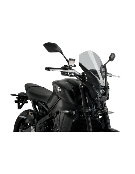 puig naked ng touring screen for yamaha mt 09 21 23 light smoke