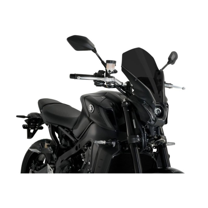 PUIG PARE - BRISE NAKED N.G. TOURING POUR YAMAHA MT-09 21-23 FUMEE FONCE