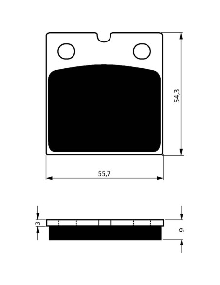 Goldfren synthetic brake pad, fits BMW 1100 R RS 96-01 - offer