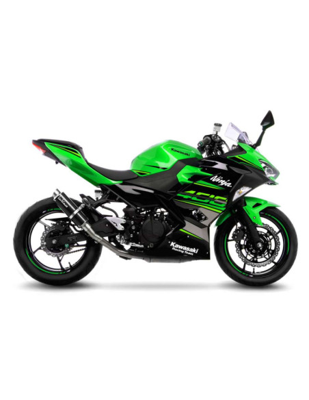 LeoVince GP Corsa Auspuff fur Kawasaki Z400 2023 Carbon