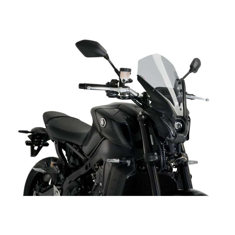 puig naked ng touring screen for yamaha mt 09 sp 21 23 light smoke