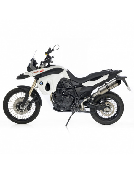 Escape LeoVince LV One EVO para BMW F800 GS 2016 en acero inoxidable - codigo 8287E