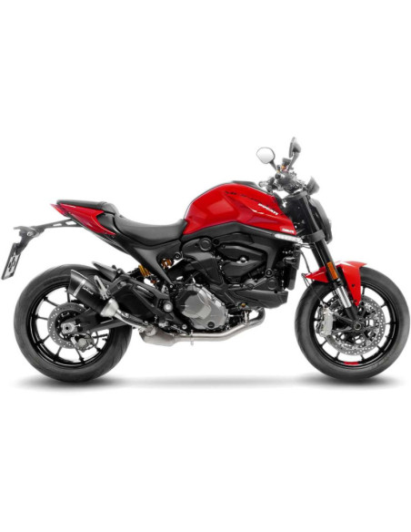 Escape de fibra de carbono LeoVince LV Pro para Ducati Monster 937 2024 Carbono