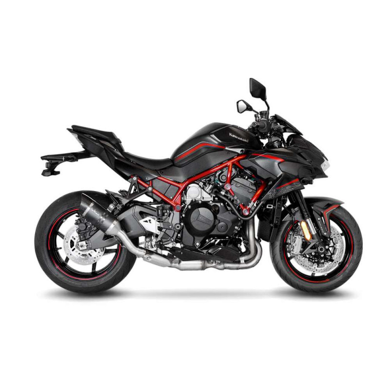 LeoVince LV Pro Carbon Auspuff fur Kawasaki Z H2 21-24 Carbon