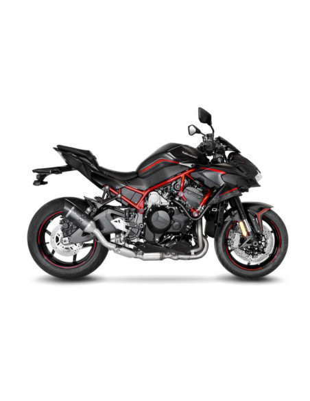 echappement LeoVince LV Pro en fibre de carbone pour Kawasaki Z H2 21-24 Carbone