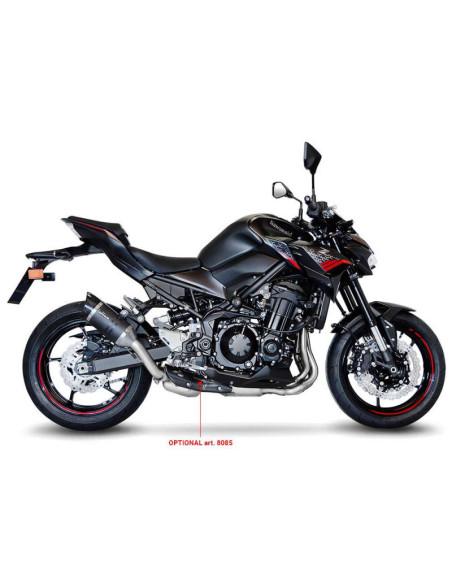 echappement LeoVince LV Pro en fibre de carbone pour Kawasaki Z900 2022 Carbone