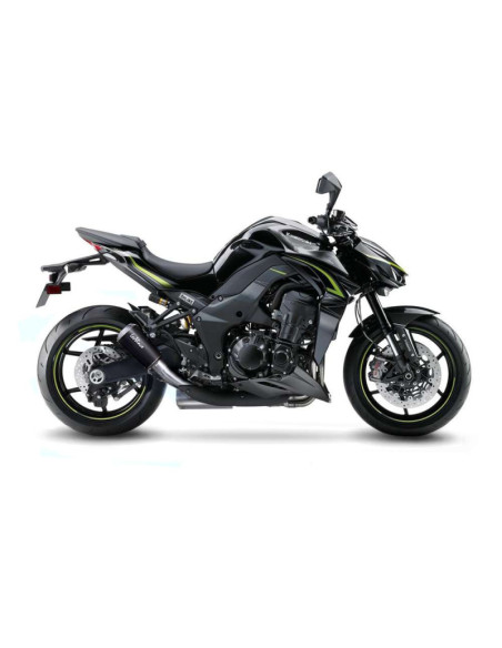 Silenciador de escape Leovince LV-10 Black Edition para Kawasaki Z1000 SX 14-16 en acero inoxidable - cod. 15209b