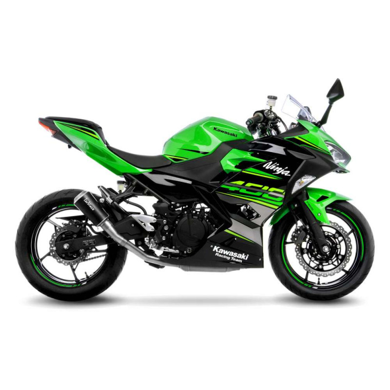 LeoVince LV-10 Black Edition Exhaust for Kawasaki Z500 SE 24-25 Stainless Steel