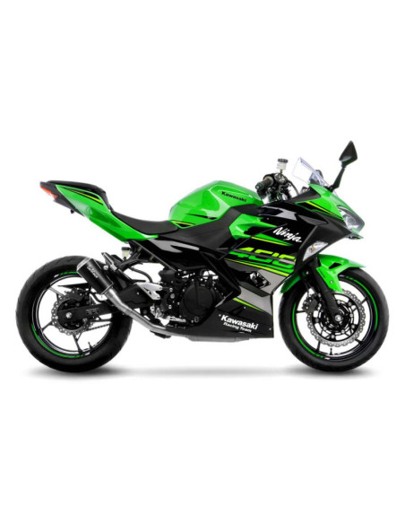 LeoVince LV-10 Black Edition Exhaust for Kawasaki Z500 SE 24-25 Stainless Steel