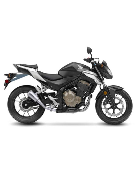 Escape LeoVince LV-10 para Honda CB 500 F 17-18 en acero inoxidable