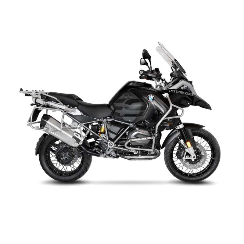 echappement LeoVince LV-12 pour BMW R1200GS Adventure 17-18 en acier inoxydable