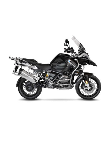 Escape LeoVince LV-12 para BMW R1200GS Adventure 17-18 en acero inoxidable