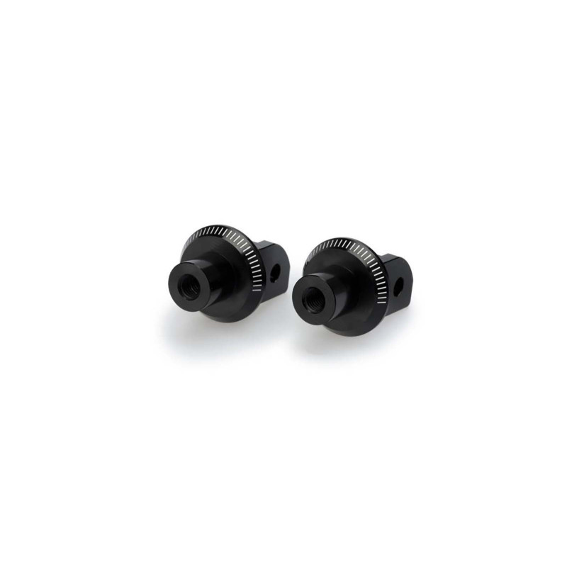 Adaptadores Puig respaldo fijo piloto y pasajero Ducati Panigale V4 S 22-24 negro