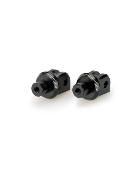 Puig feste Fahrerrastenadapter Indian FTR 1200 23-25 schwarz