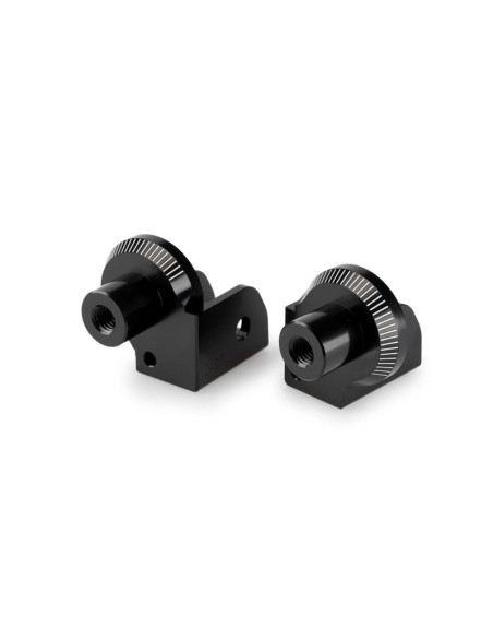 Adaptadores de reposapies fijos Puig para Benelli TRK 702 2025 negro