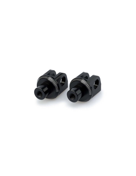 Puig fixed rider backrest adapters for Kawasaki Z H2 21-25 black
