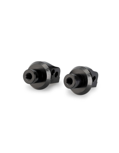 Adaptadores estriberas fijas de pasajero Puig Benelli TRK 702 x 2025 negro