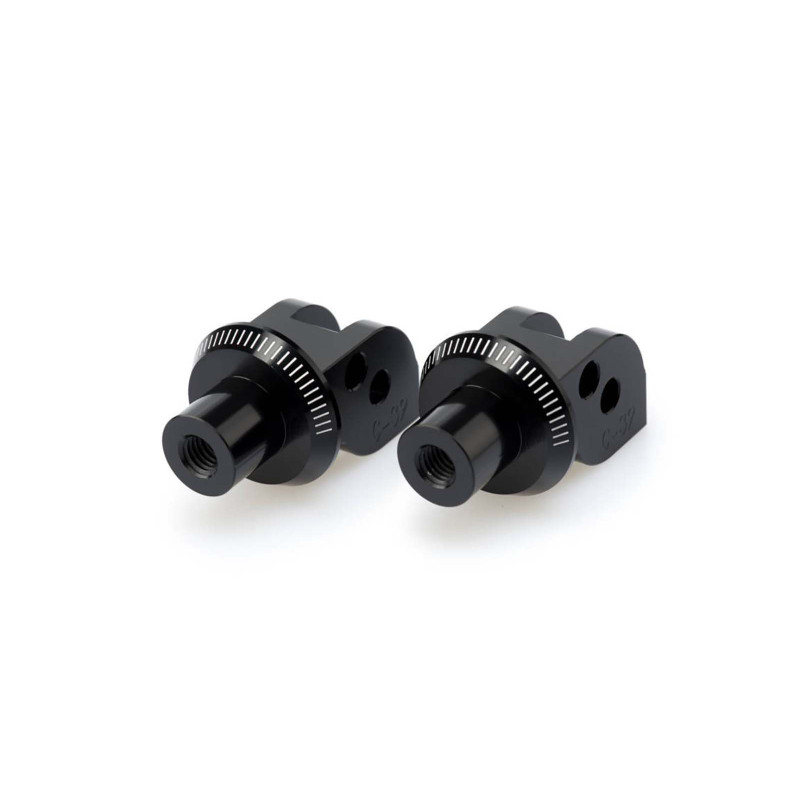 Adaptadores para asiento de pasajero fijo Puig Ducati Supersport 939 17-21 negro