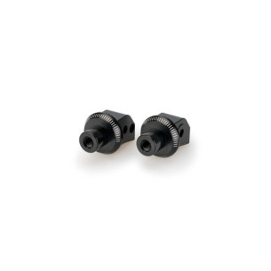 Adaptateurs de repose-pieds passager fixes Puig Honda CRF1100L Africa Twin 24-25 noirs