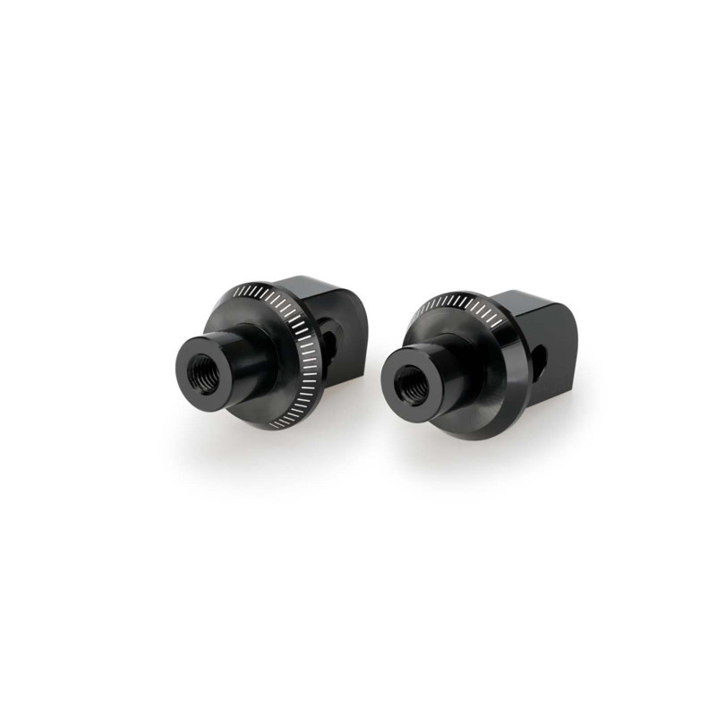 Puig fixed passenger footrest adapters Indian FTR 1200 23-25 black
